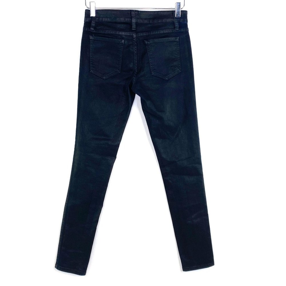 CARMAR Black Waxed Skinny Jeans #AV15 - Picture 5 of 8